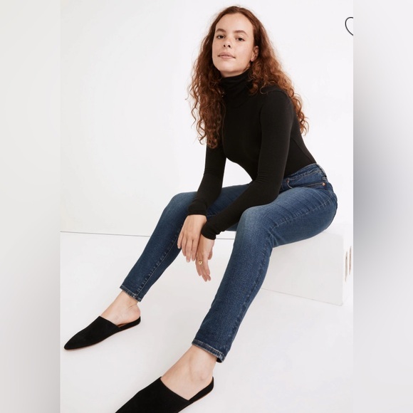 Madewell Curvy High-Rise Skinny Denim Jeans Sz34 Stretch/ Comfy - Picture 4 of 16